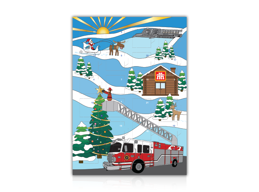 Custom 24-Day Advent Calendar – Example 3